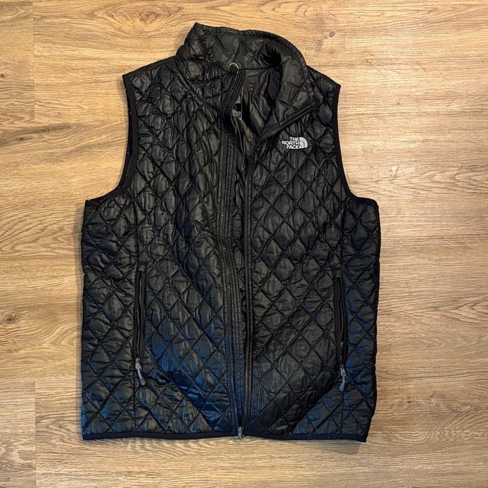The North Face Black Quilted Diamond Puffer Vest